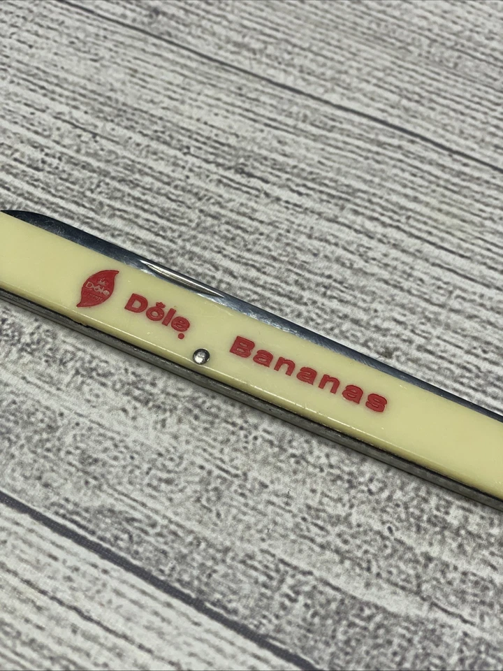 Navaja de Bolsillo Dole Bananas Colonial Prov. De Colección Hoja dentada 4,75" EE. UU. Foto 2 de 4