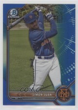 2022 Bowman Draft Chrome Blue Refractor 13/150 Simon Juan #BDC-52 8tn