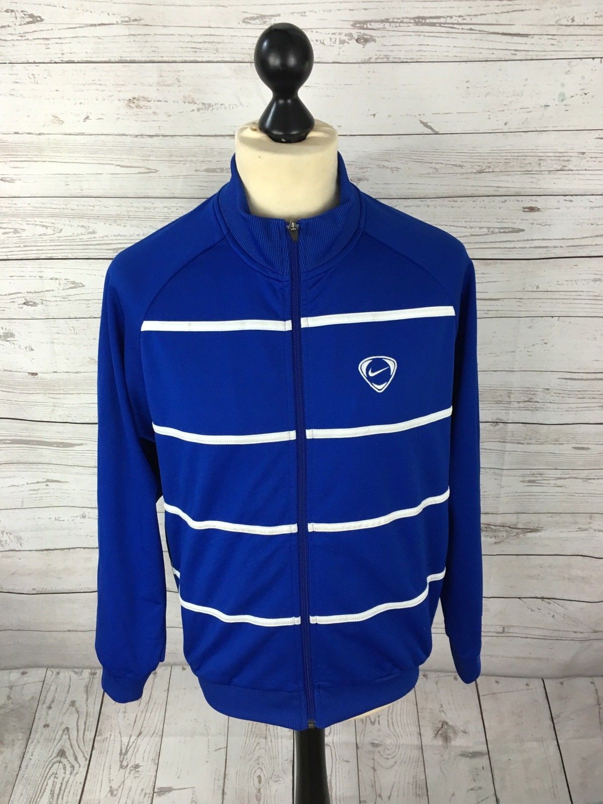 SACAI X NIKE NIKE Retro Track Top Giacca Small Blu Ottime condizioni