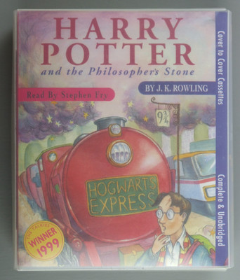 Harry Potter and the Philosopher's Stone read by Stephen Fry 6 cassette tapes
