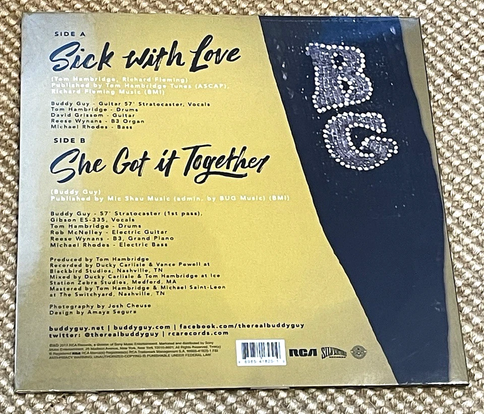 BUDDY GUY - Sick with Love   10" VINYL  RSD 2017  BLACK FRIDAY  NEW SEALED MINT - Image 2 of 2