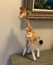 Vintage Steiff Germany Ear Tag 0/55/60 Giraffe 23 Inch Tall Exc Cond All Tags