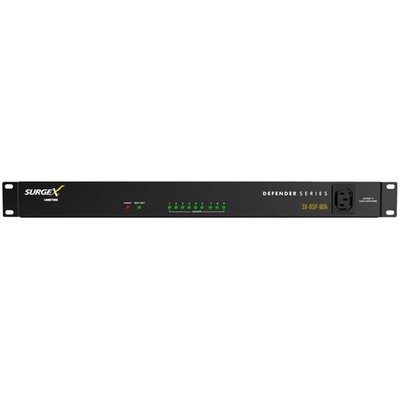 Surgex SX-DSP-169 Surge Suppressor 8 Outlets IP Control Black