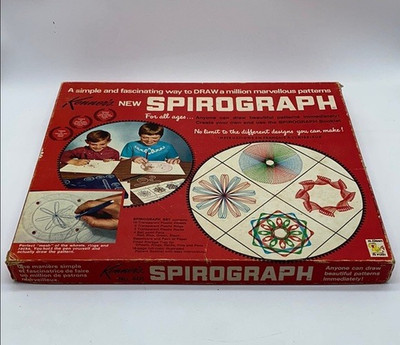 Vintage Kenner s Spirograph Drawing Set No. 401 Artwork