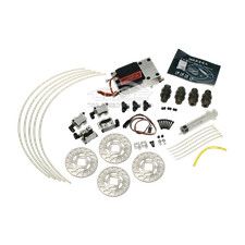 Kit 4 ruote frenanti idraulici in metallo per auto radiocomandata 1/5 FG Big Monster Truck