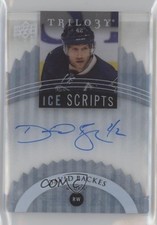 2014-15 Upper Deck Trilogy Ice Scripts David Backes #IS-DB Auto 0o5t