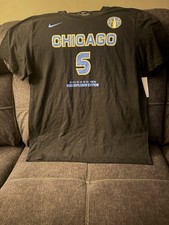 Chicago Sky Shirt Mens XL Black WNBA Basketball Reese 5 Nike Explorer Tee
