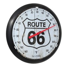 8 In. Route 66 round Dial Thermometer