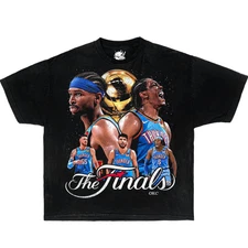 OKC THUNDER FINALS Boxy Vintage Shirt Graphic T-shirt Oversized Streetwear Y2K U