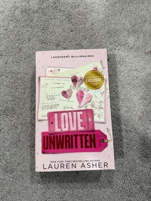 Love Unwritten by Lauren Asher Signed B&N Exclusive Edition