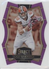 2016 Panini Select Premier Level Die-Cut Purple Prizm 34/75 Gary Barnidge ly9