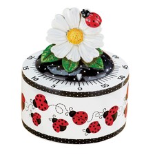 Ladybug with Daisy Decorative Kitchen Timer