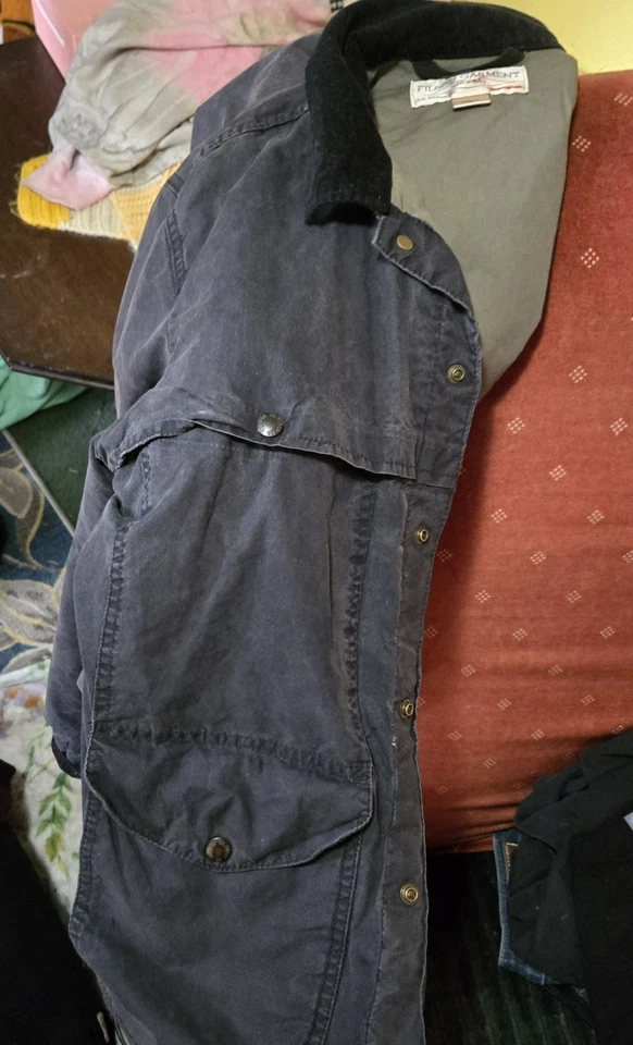 Filson Lightweight Cruiser Jacket, Coat  Med Black Vintage Made In USA  - Image 2 of 4