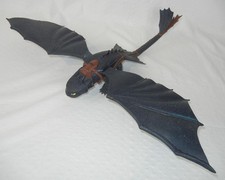 2010 How To Train Your Dragon Fire Breathing Night Fury Toothless 26" Wingspan