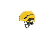 MSA 10194795, V-Gard H1 Helmet, No Vent, Yellow, Fast-Trac III Pivot, FREE SHIP