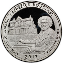 2017-S Clad Proof Frederick Douglass National Park Quarter 25C