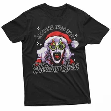 Terrifier Holiday Spirit Santa Illustration Horror Movie T-Shirt
