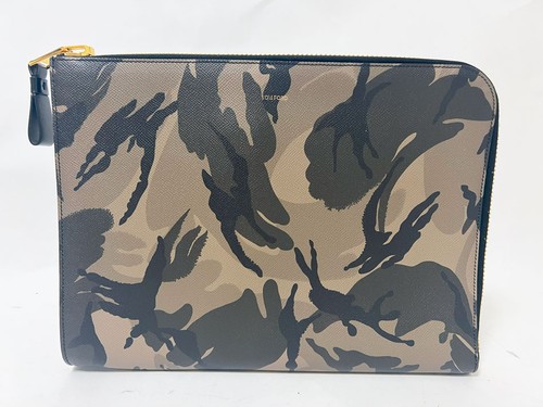 TOM FORD Tom Ford Clutch Bag Second Bag Document Case Men's Green H0355T ICL022