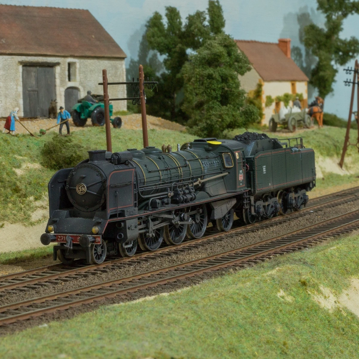Locomotive Pacific ÉTAT 231 VERT DCC SON | Modelbex HO-MX.003/4BS