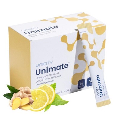 Unicity Unimate Yerba Mate Supplement LEMON LEMON ~ Exp 2027