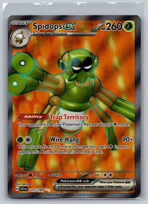 Spidops ex Ultra Rare SV01: Scarlet & Violet Base Set 223/198 NM