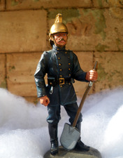 Collection "SOLDATS du FEU":  POMPIER Britannique en Tenue de Feu,  1890..no 6
