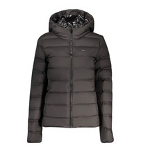 TOMMY HILFIGER Giubbotto Nero Logo Donna Tg S