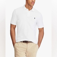 Polo Ralph Lauren Men's White Short Sleeve Polo Classic Fit Size Large