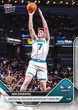 Kon Knueppel RC Record 207 3s - 2025-26 NBA Topps NOW - Card 184 Presale