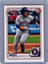 2020 Bowman Draft #BD-133 Zach Daniels NM+