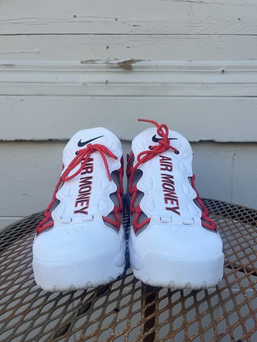 2018 Mens Nike Air More Money White Habanero Red Atmosphere
