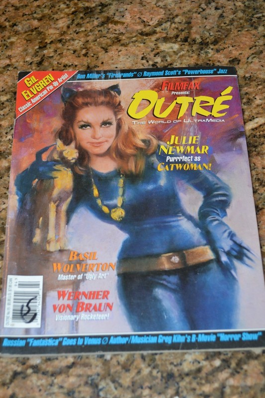 FILMFAX OUTRE MAGAZINE JULIE NEWMAR CATWOMAN COLUMBO RARE EDITION COLECTIBLE