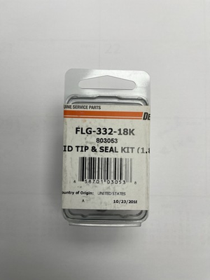 #ad Devilbiss 803053 Finishline FLG4 1.8mm Fluid Tipamp; Seal Kit FLG 332 18K New Box $100.00