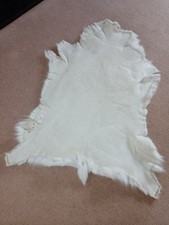 Reindeer Skin Rug 135cm x 110cm Natural Brown White Scandinavian Beautiful Look