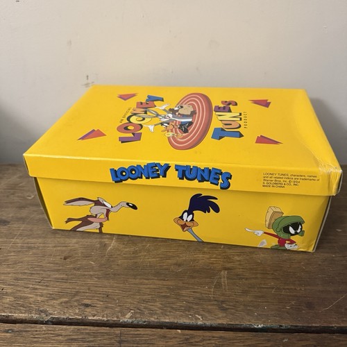 Vintage 1990er Looney Tunes Sneakers NUR SCHUHKARTON Bugs Bunny Taz Daffy Duck WB - Bild 3 von 7