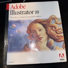 Adobe Illustrator 10 Big Box For Windows NEW Sealed