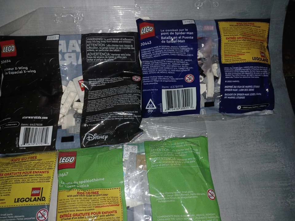 LEGO SEALED Polybag lot  *STOCKING STUFFER* MARVEL,STAR WARS,MINECRAFT, JURASSIC - Image 4 of 4