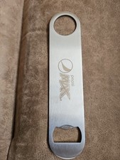 New Heavy Steel Metal Budweiser Blade Beer Bottle Opener Pub Bar Mancave 180mm