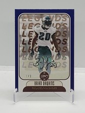 2021 Panini Legacy Brian Dawkins 1/3 Legends Blue Auto Eagles HOF #136 SSP
