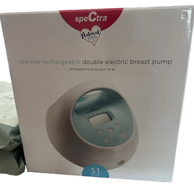NEW Spectra S1+Portable/Rechargeable Double Electric Breast Pump & Storage Bags