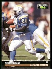 1995 Pro Line Classic Natrone Means San Diego Chargers #356