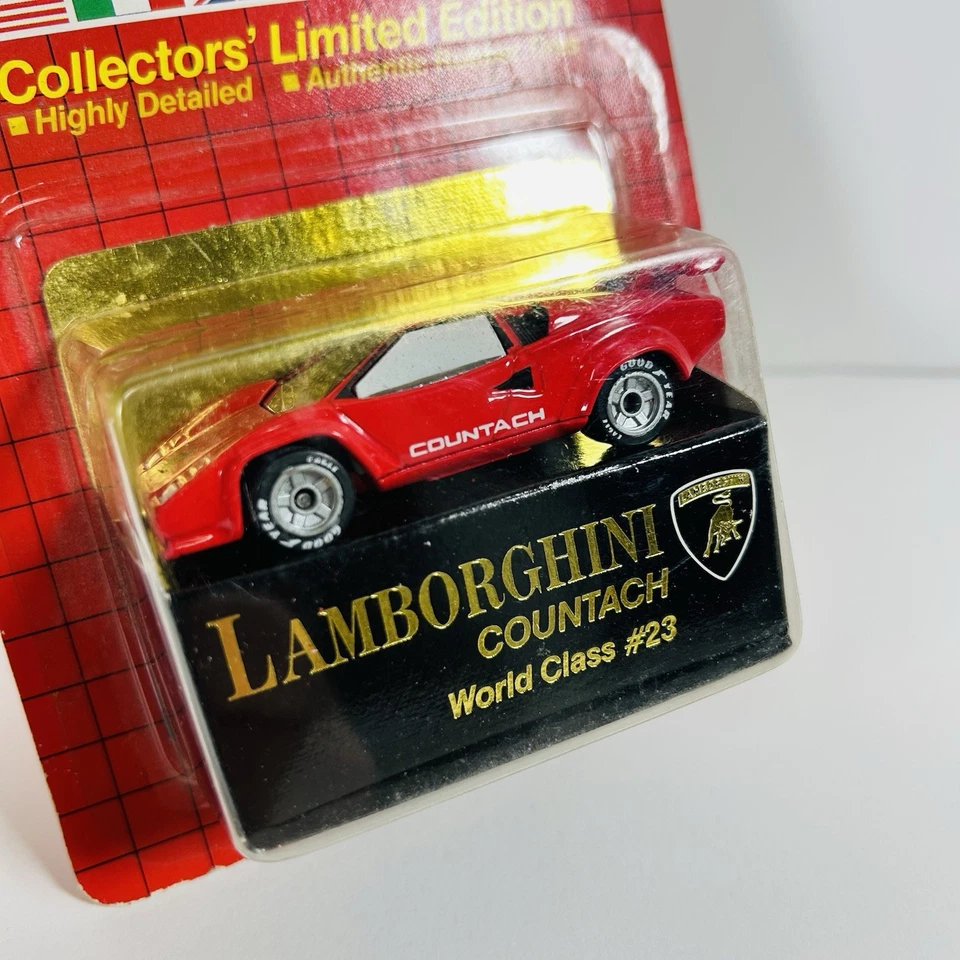 LAMBORGHINI COUNTACH RED #23 MATCHBOX WORLD CLASS CAR COLLECTOR LIMITED EDITION - Image 2 of 4