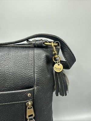 The Sak Collective | Ladera Black Pebbled Leather Crossbody Bag