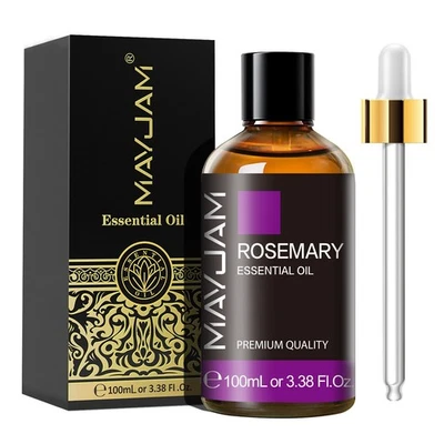 MAYJAM 100ml Rosemary Essential Oil Pure Natural for Aromatherapy Humidifier DIY
