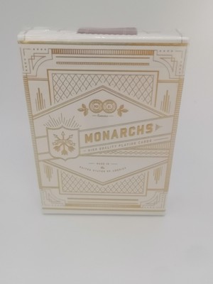 Monarchen - Weißgold - V2 - Spielkarten - Theorie 11 - Cardistry - selten 