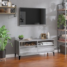 Meuble TV Armoire de Télévision Rangement Intérieur Bois d'Ingénierie vidaXL