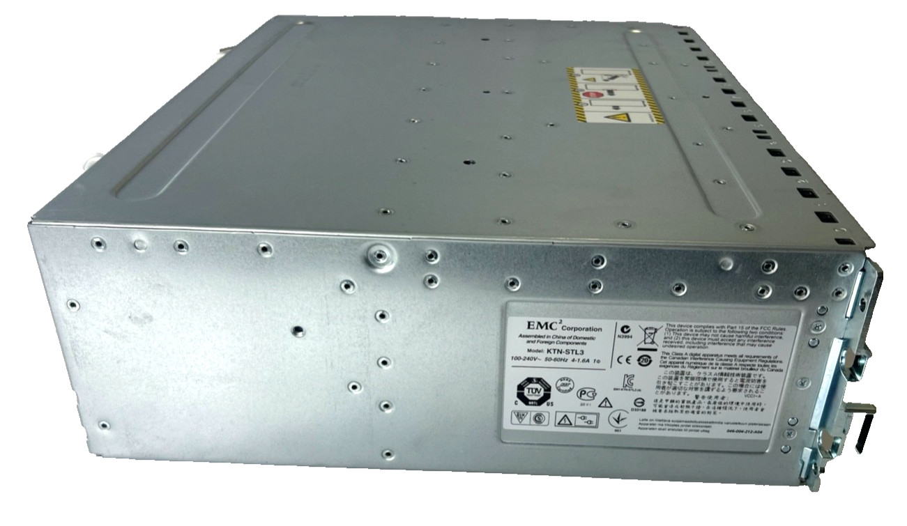EMC KTN-STL3 - 3.5in 15 Drive Bay SAS Storage Array No HDDs w/ Caddies
