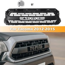 Front Grill Fit For Tacoma 2012-2015 Matte Black Center Mesh Grille Abs