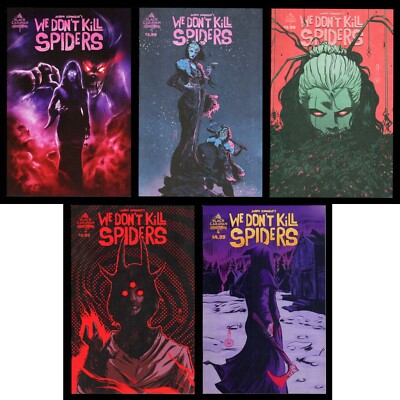We Don't Kill Spiders Comic Set 1-2-3-4 Lot + Pharcyde Variant Horror Werewolf