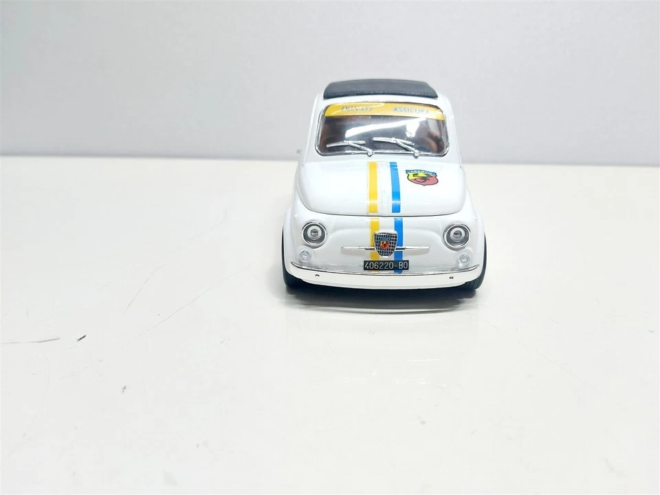 Fiat 500 Abarth Donati Racing del 1965 - 1/16 Artigianale base Burago - NO 1/18 - Immagine 2 di 4